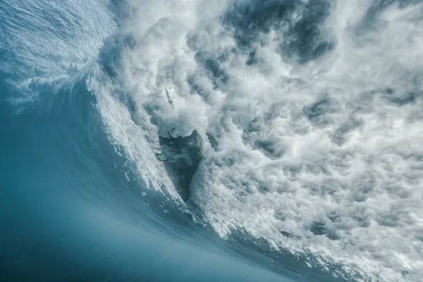 Looking up from inside the barrel