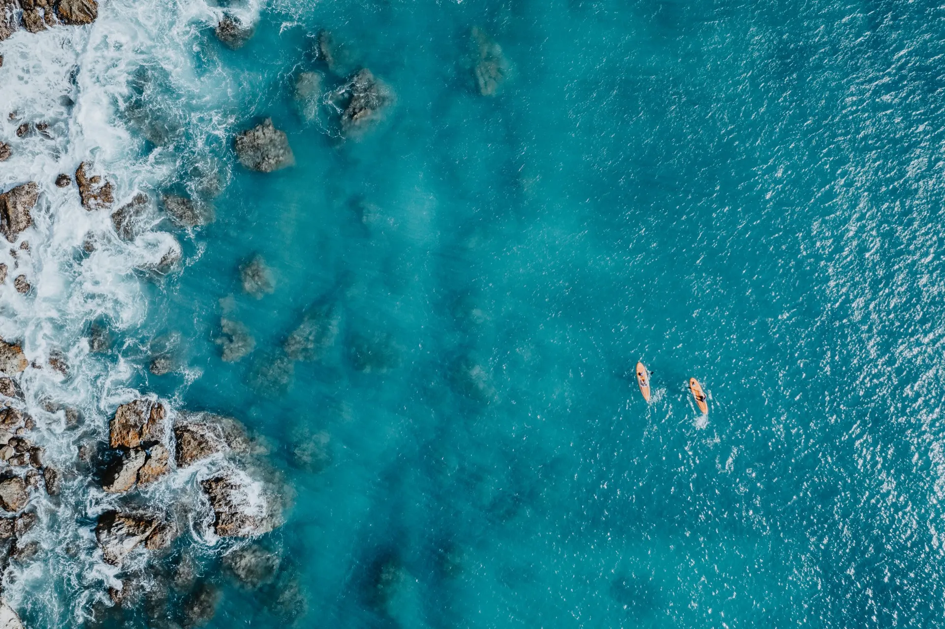 Aerial kayak tour Tarrafal