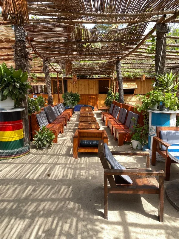 Food and drinks at Kabungo Beach Bar, Cabo Verde